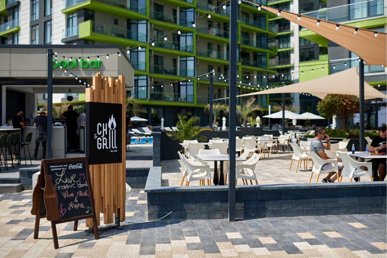 Coral Aparthotel Pool & Spa Mamaia Nord นาโวดาริ ภายนอก รูปภาพ